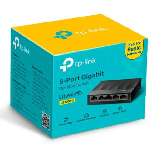 SWITCH 5 PORTAS 10/100/1000MBPS LS1005G TP-LINK