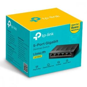 SWITCH 5 PORTAS 10/100/1000MBPS LS1005G TP-LINK